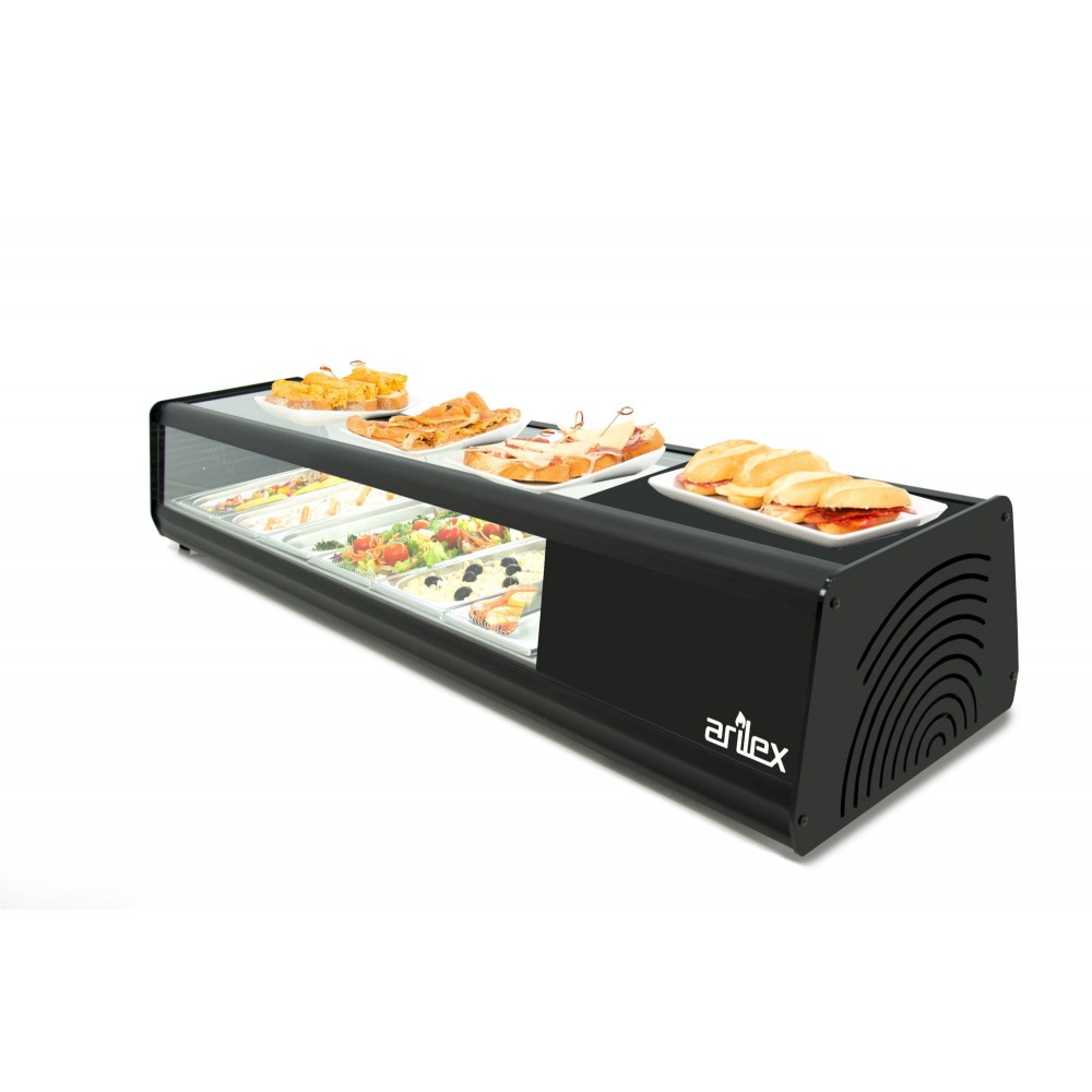 Vitrina para tapas 4 cubetas