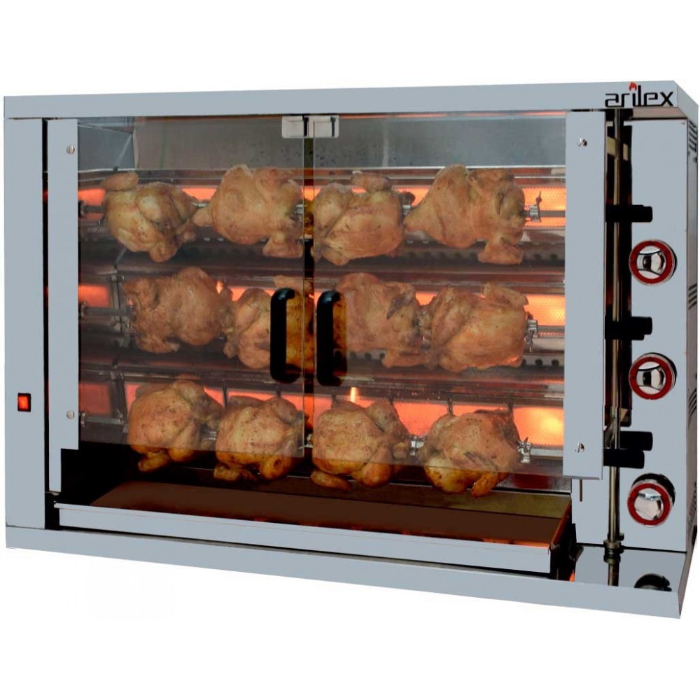 Asador de pollos 3ASG