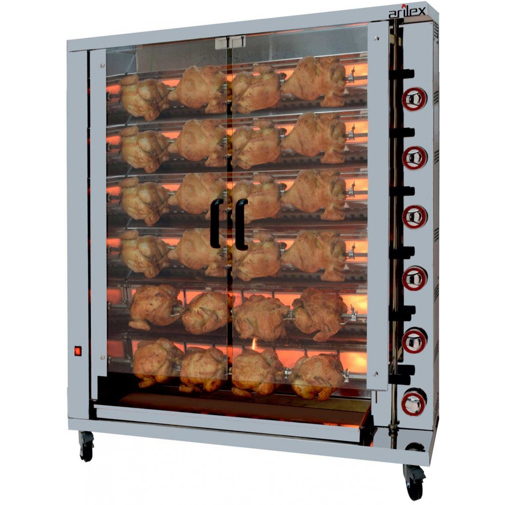Asador de pollos 6ASG