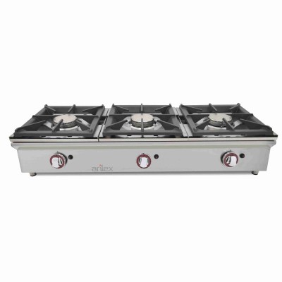 Cocina a gas 3 fuegos de...